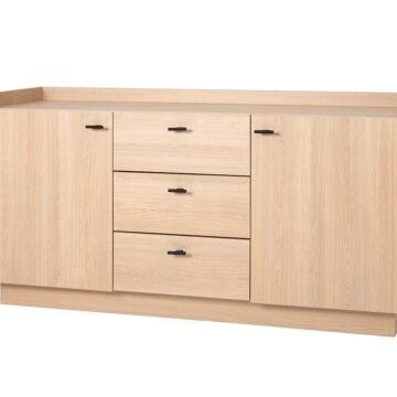 Habit Sideboard Oak 2 Doors and 3 Drawers